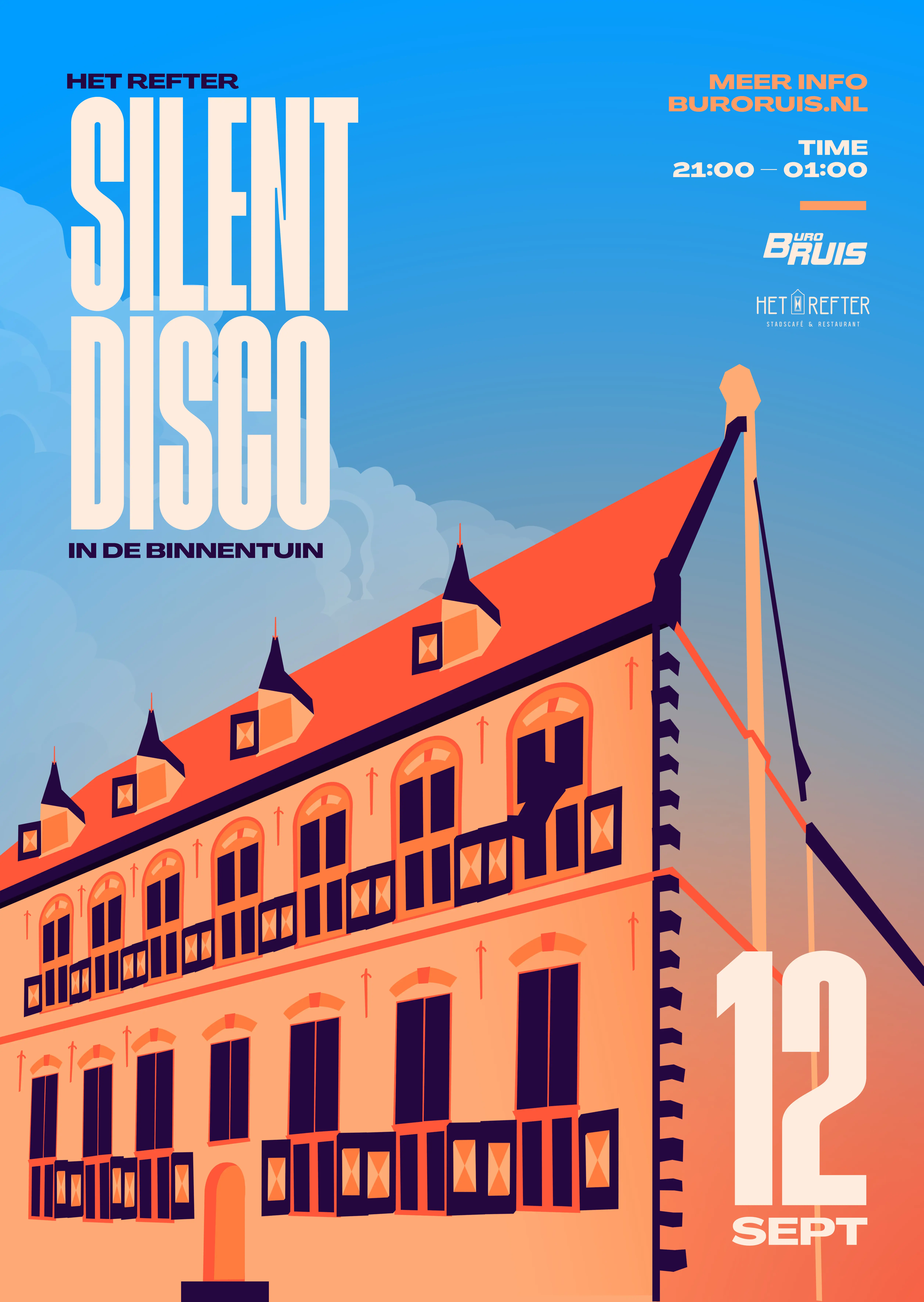 SILENT DISCO IN DE HISTORISCHE BINNENTUIN VAN HET REFTER