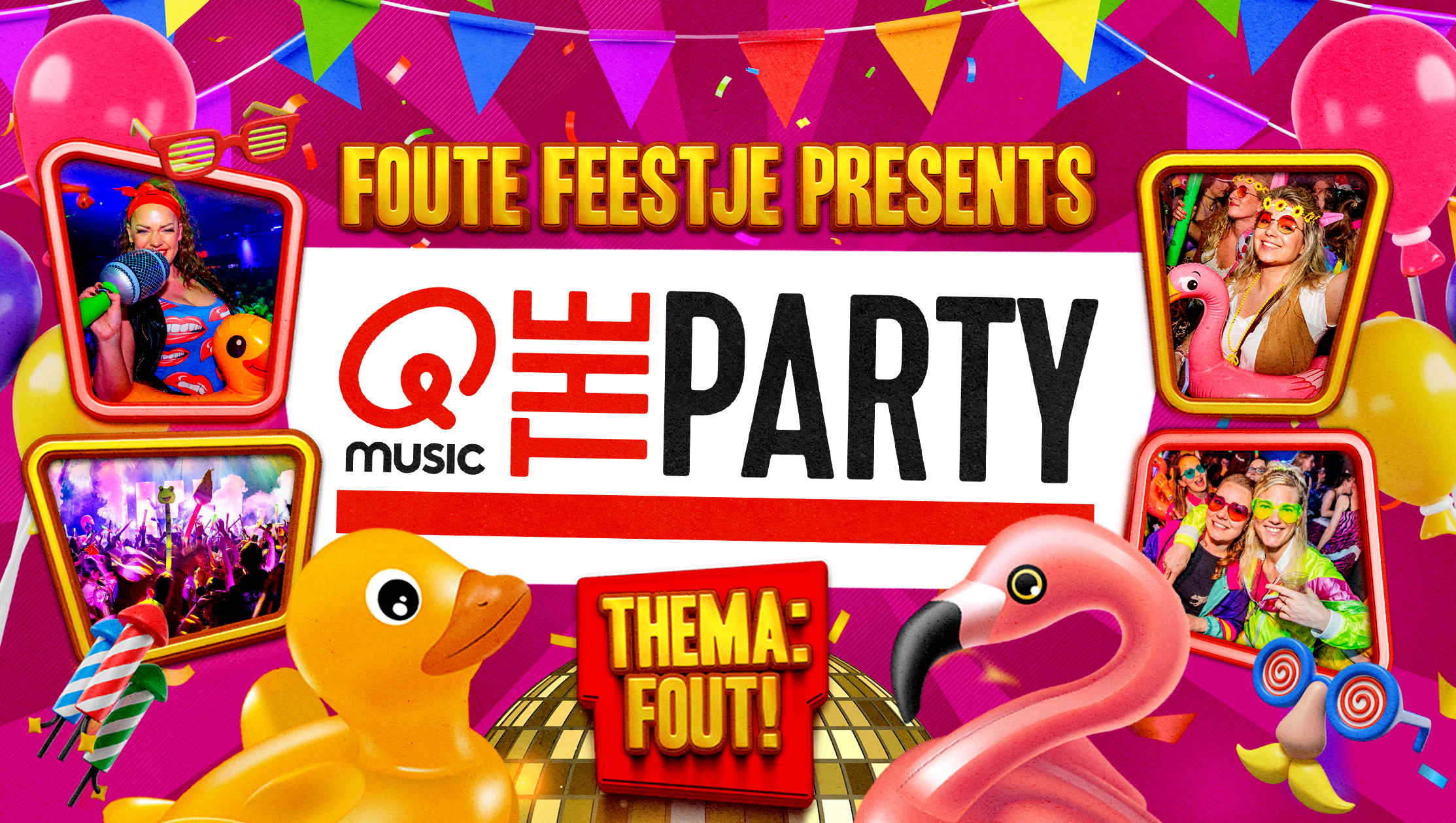 QMUSIC THE PARTY FOUT